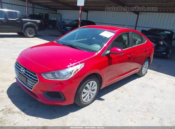 3KPC24A62NE182770 2022 HYUNDAI ACCENT Red 