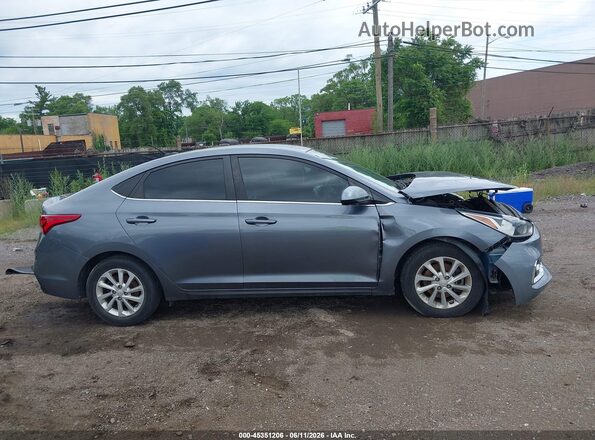 3KPC24A63LE093304 2020 HYUNDAI ACCENT Gray Вид задньої частини салону