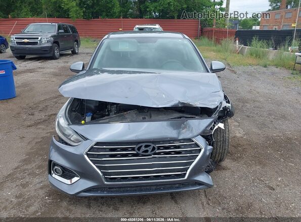 3KPC24A63LE093304 2020 HYUNDAI ACCENT Gray Вид щитка приладів
