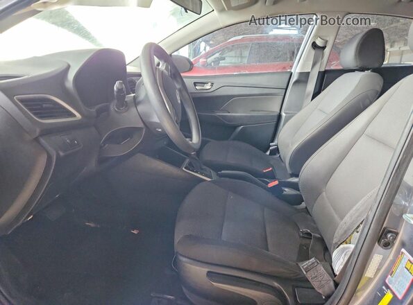 3KPC24A63LE097921 2020 HYUNDAI ACCENT Gray წინა სალონის ხედი
