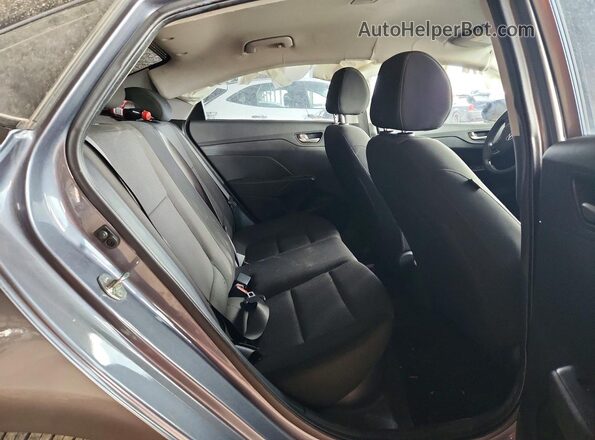 3KPC24A63LE097921 2020 HYUNDAI ACCENT Gray უკანა სავარძლების ხედი