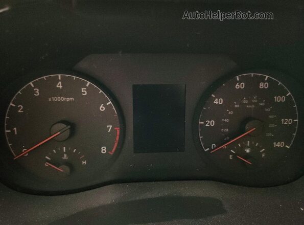 3KPC24A63LE097921 2020 HYUNDAI ACCENT Gray ხელსაწყოთა პანელის ხედი