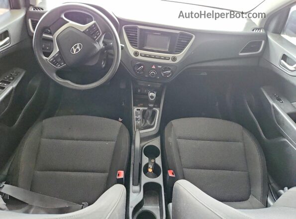 3KPC24A63LE097921 2020 HYUNDAI ACCENT Gray წინა პანელის ხედი