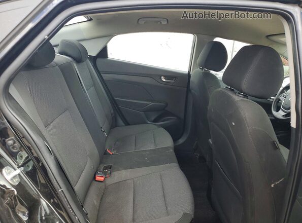 3KPC24A63LE120260 2020 HYUNDAI ACCENT Black Rear seats view