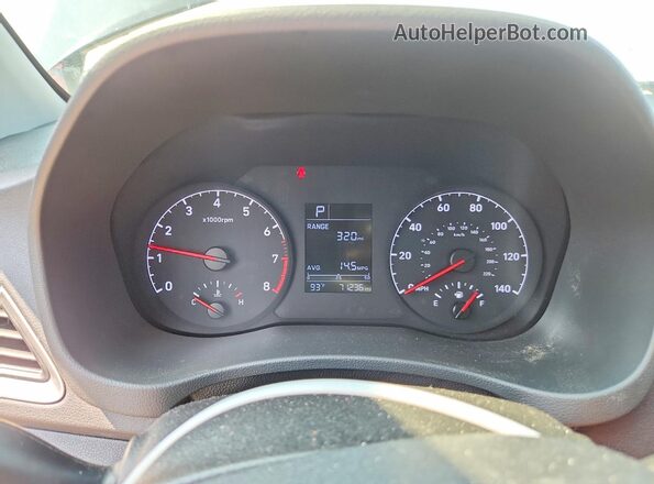 3KPC24A63ME146424 2021 HYUNDAI ACCENT Black Instrument cluster view