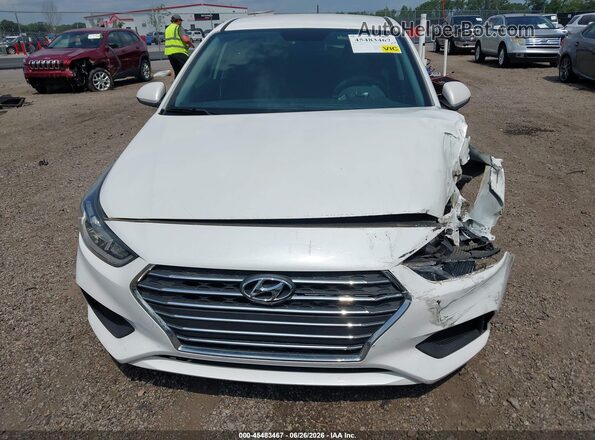 3KPC24A63ME151199 2021 HYUNDAI ACCENT White ხელსაწყოთა პანელის ხედი