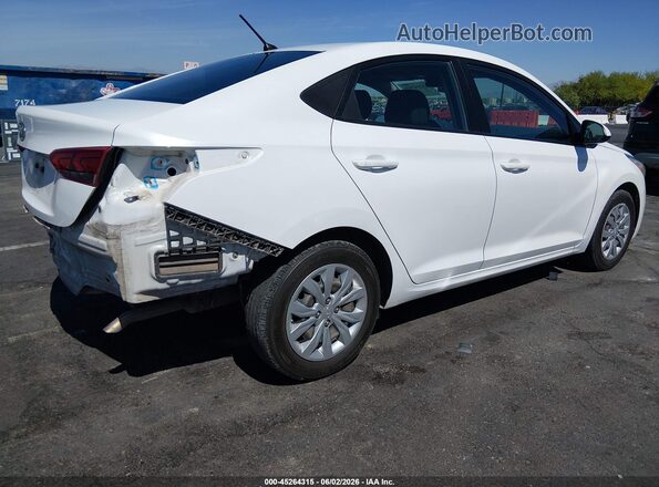 3KPC24A63NE178243 2022 HYUNDAI ACCENT White Задня права чверть