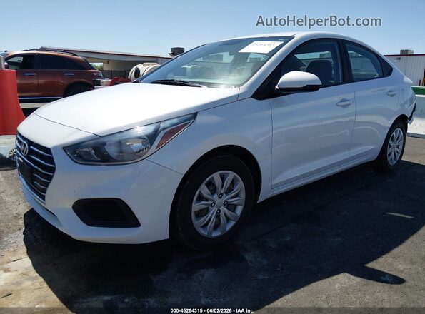 3KPC24A63NE178243 2022 HYUNDAI ACCENT White Передня ліва чверть