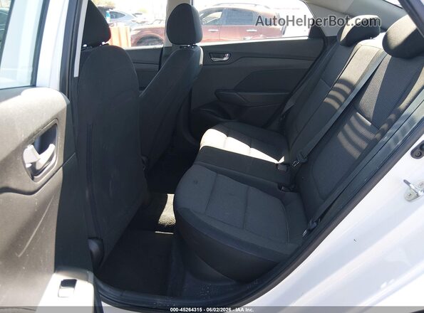 3KPC24A63NE178243 2022 HYUNDAI ACCENT White Вид наклейки з VIN-кодом