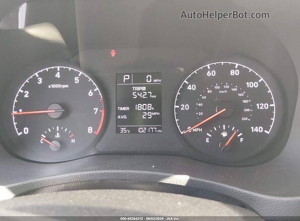 3KPC24A63NE178243 2022 HYUNDAI ACCENT White Вид задніх сидінь