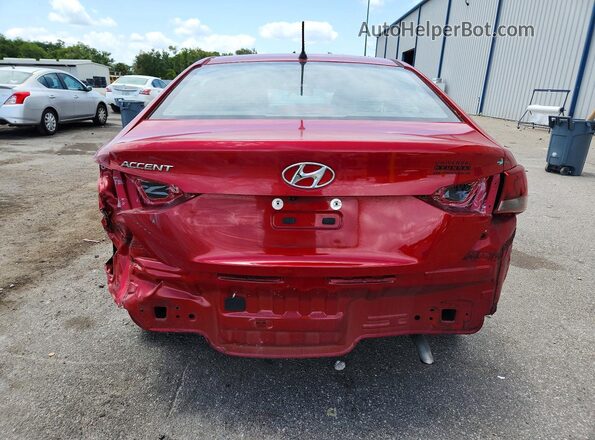 3KPC24A64LE094249 2020 HYUNDAI ACCENT Red Հետևի տեսք