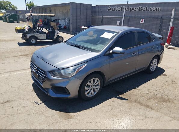 3KPC24A64LE106528 2020 HYUNDAI ACCENT Gray წინა მარცხენა ხედი სამი მეოთხედიდან