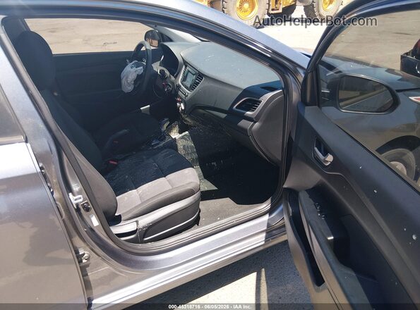 3KPC24A64LE106528 2020 HYUNDAI ACCENT Gray წინა სალონის ხედი