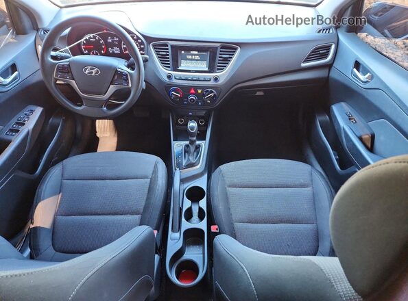 3KPC24A64LE113088 2020 HYUNDAI ACCENT Black Widok deski rozdzielczej