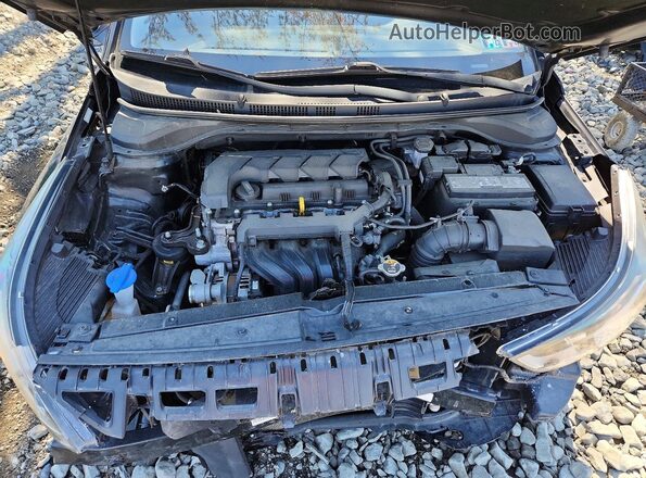 3KPC24A64LE113088 2020 HYUNDAI ACCENT Black Widok wnętrza z tyłu