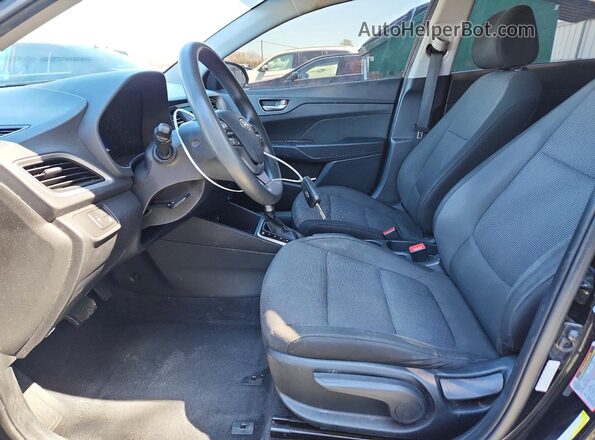 3KPC24A64LE113088 2020 HYUNDAI ACCENT Black Widok wnętrza z przodu