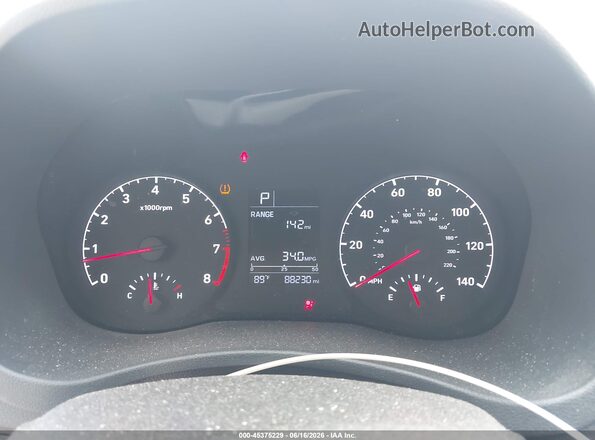 3KPC24A64LE118498 2020 HYUNDAI ACCENT Красный Вид задних сидений