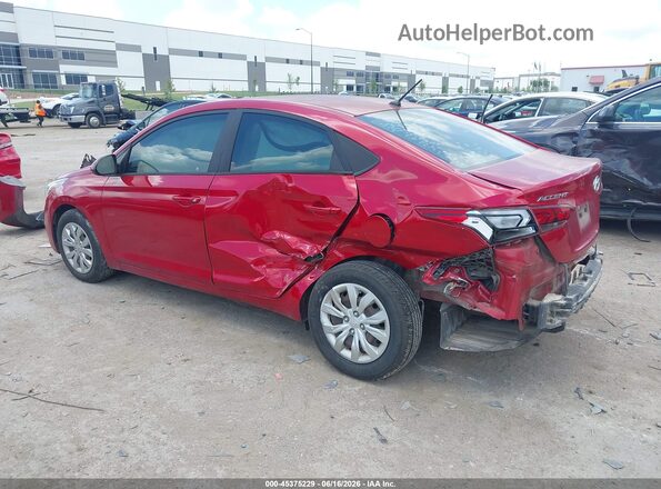 3KPC24A64LE118498 2020 HYUNDAI ACCENT Красный Задняя левая четверть