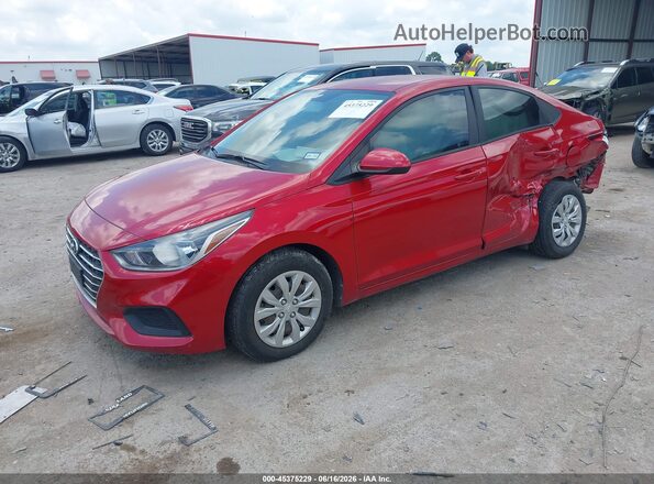 3KPC24A64LE118498 2020 HYUNDAI ACCENT Красный Передняя левая четверть