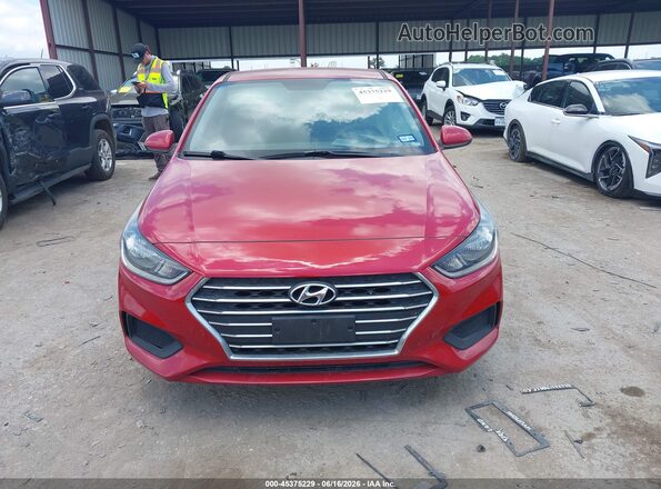 3KPC24A64LE118498 2020 HYUNDAI ACCENT Красный Вид задней части салона