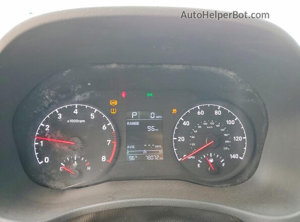 3KPC24A64ME141457 2021 HYUNDAI ACCENT Silver ხელსაწყოთა პანელის ხედი