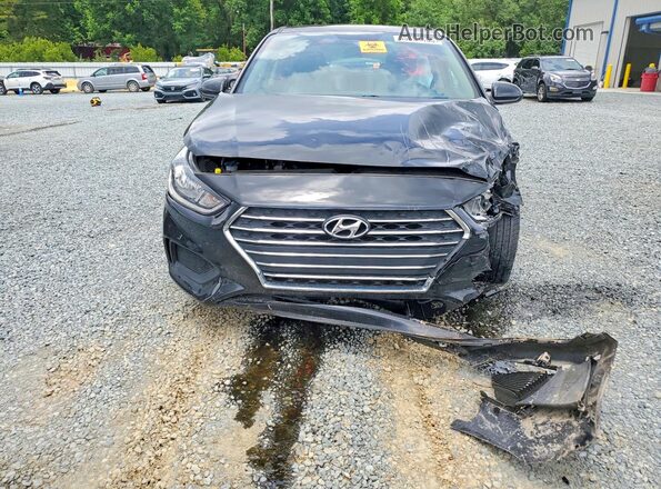 3KPC24A64NE165596 2022 HYUNDAI ACCENT Black Widok z przodu