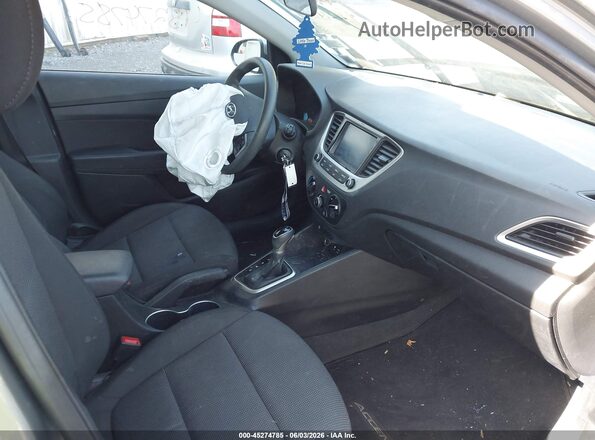 3KPC24A64NE180602 2022 HYUNDAI ACCENT Серый Вид салона спереди