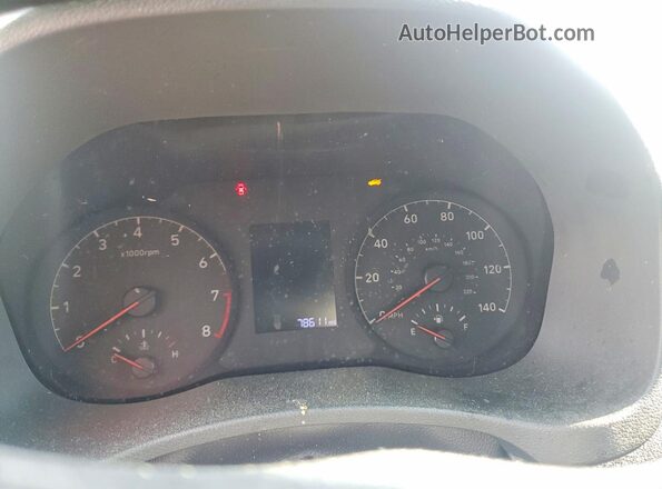 3KPC24A65LE126044 2020 HYUNDAI ACCENT Gray Вид щитка приладів