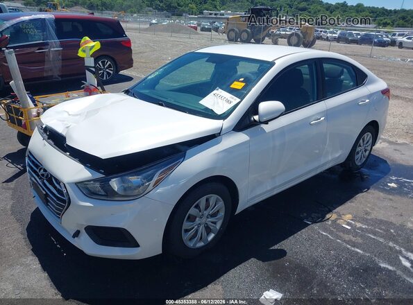3KPC24A65ME139006 2021 HYUNDAI ACCENT White Передня ліва чверть