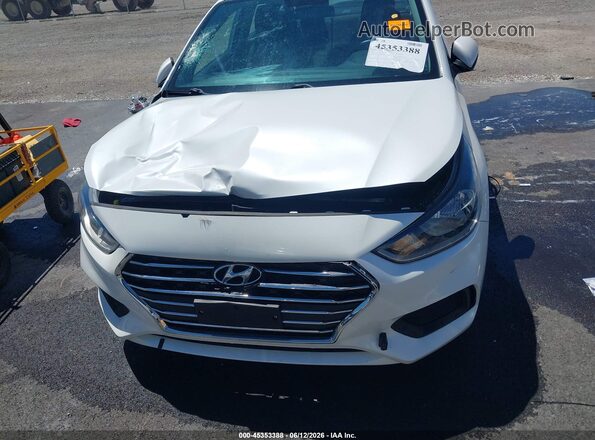 3KPC24A65ME139006 2021 HYUNDAI ACCENT White Вид щитка приладів