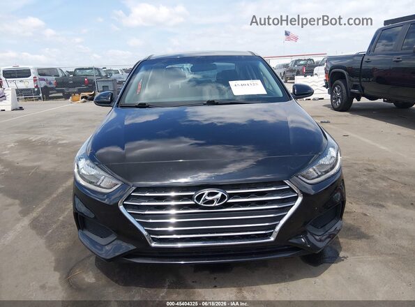 3KPC24A65NE153666 2022 HYUNDAI ACCENT Black ხელსაწყოთა პანელის ხედი