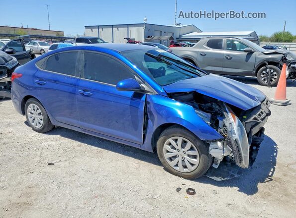 3KPC24A65NE154381 2022 HYUNDAI ACCENT Blue Przód prawy