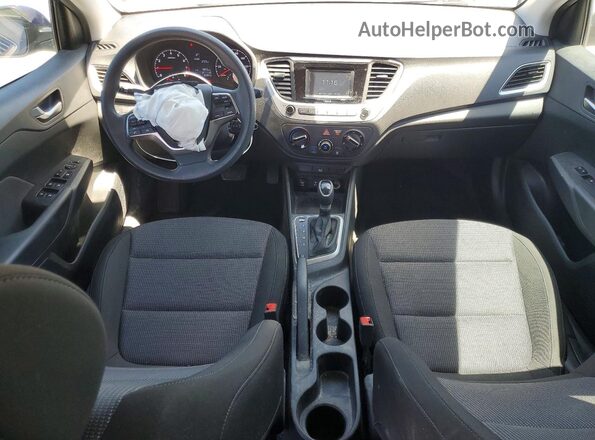 3KPC24A65NE154381 2022 HYUNDAI ACCENT Blue Widok deski rozdzielczej