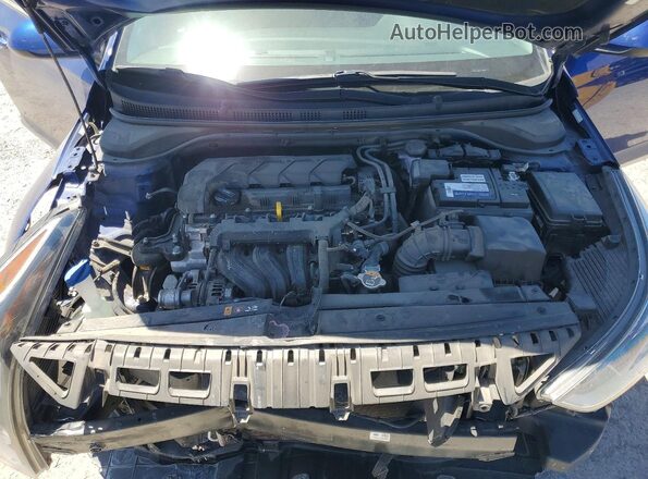 3KPC24A65NE154381 2022 HYUNDAI ACCENT Blue Widok wnętrza z tyłu