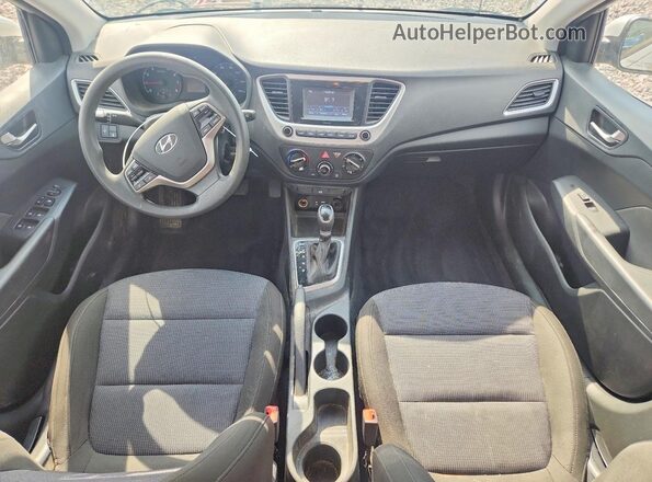 3KPC24A65NE167731 2022 HYUNDAI ACCENT Silver Widok deski rozdzielczej