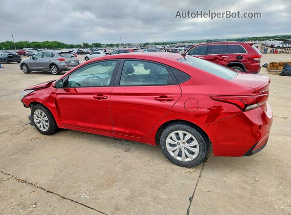 3KPC24A65NE178129 2022 HYUNDAI ACCENT Red Rear left