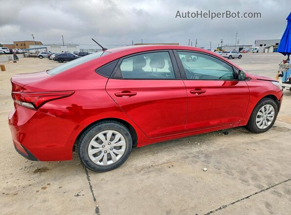 3KPC24A65NE178129 2022 HYUNDAI ACCENT Red Rear right