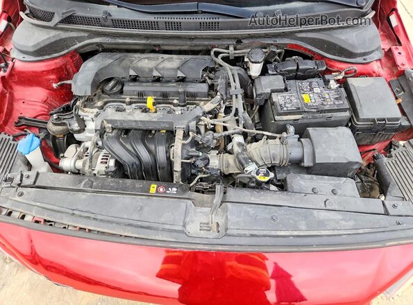 3KPC24A65NE178129 2022 HYUNDAI ACCENT Red Rear interior view