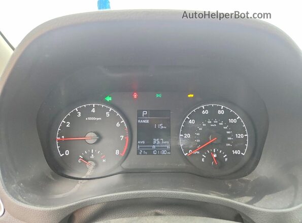 3KPC24A65NE178129 2022 HYUNDAI ACCENT Red Instrument cluster view
