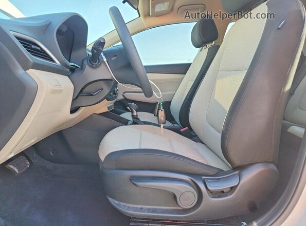 3KPC24A65NE178549 2022 HYUNDAI ACCENT White წინა სალონის ხედი