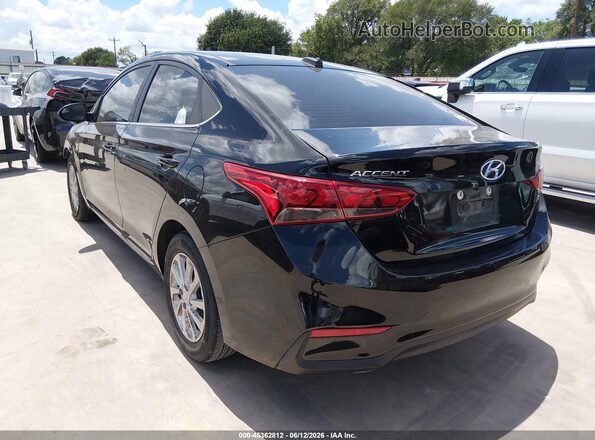 3KPC24A65NE179751 2022 HYUNDAI ACCENT Black უკანა მარცხენა