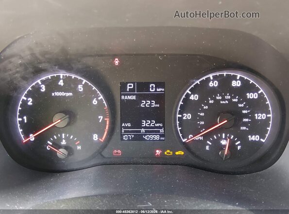 3KPC24A65NE179751 2022 HYUNDAI ACCENT Black უკანა სავარძლების ხედი