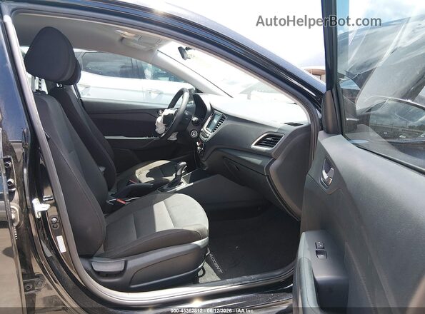 3KPC24A65NE179751 2022 HYUNDAI ACCENT Black წინა სალონის ხედი