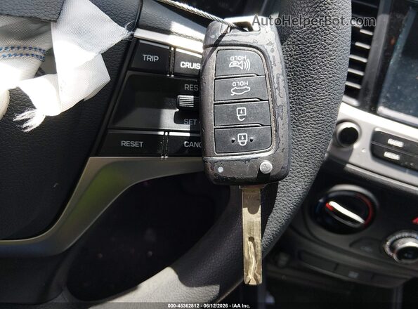 3KPC24A65NE179751 2022 HYUNDAI ACCENT Black წინა პანელის ხედი