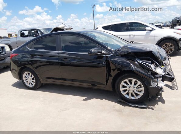 3KPC24A65NE179751 2022 HYUNDAI ACCENT Black უკანა სალონის ხედი