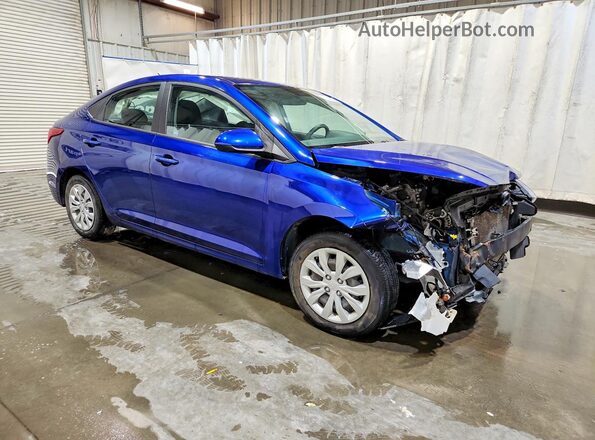 3KPC24A66ME132159 2021 HYUNDAI ACCENT Blue Przód prawy