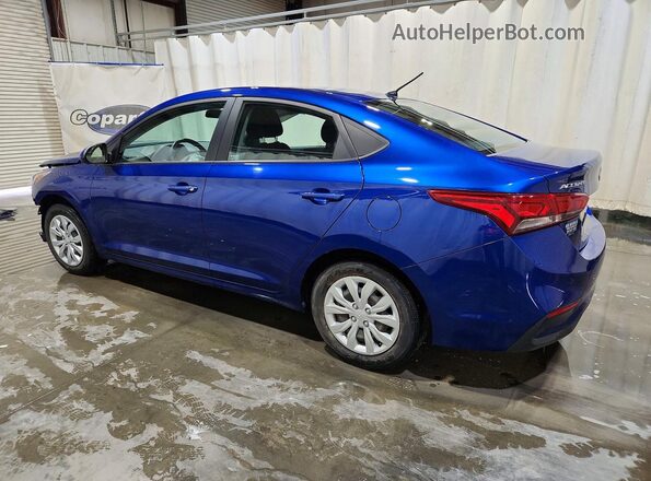 3KPC24A66ME132159 2021 HYUNDAI ACCENT Blue Tył lewy