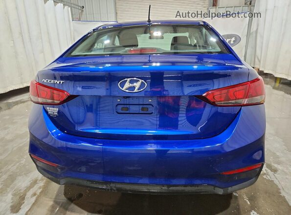 3KPC24A66ME132159 2021 HYUNDAI ACCENT Blue Widok z tyłu