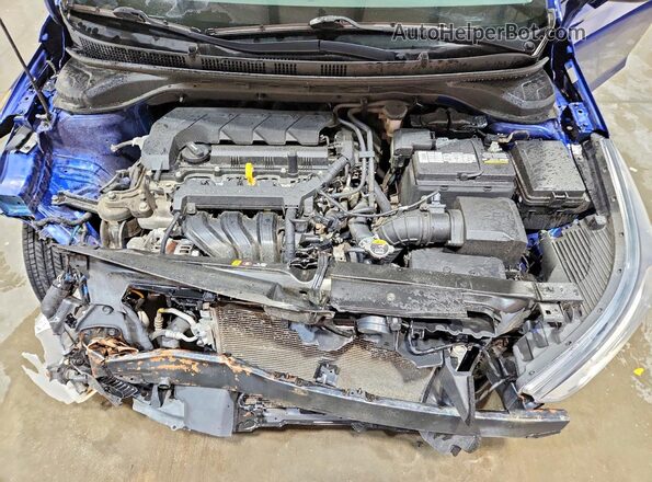 3KPC24A66ME132159 2021 HYUNDAI ACCENT Blue Widok wnętrza z tyłu
