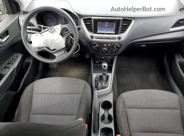 3KPC24A66ME132159 2021 HYUNDAI ACCENT Blue Widok deski rozdzielczej